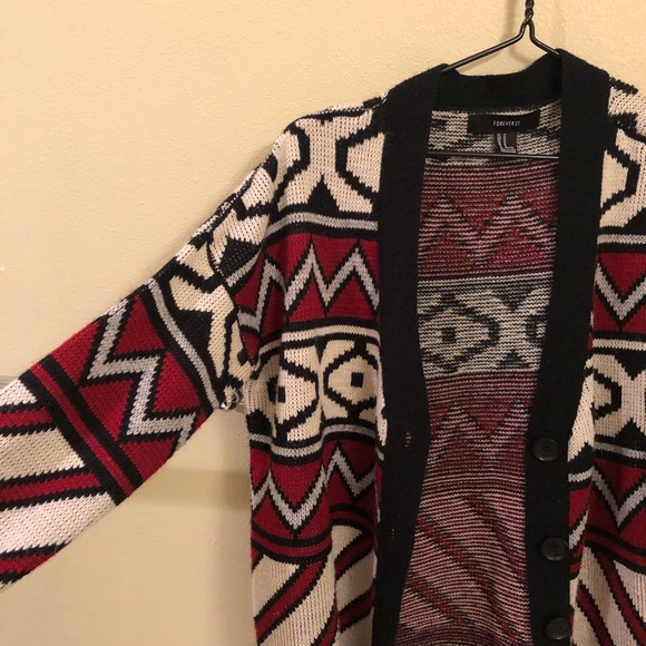 🔵Tribal Pattern Cardigan🔵 - Picture 2 of 4
